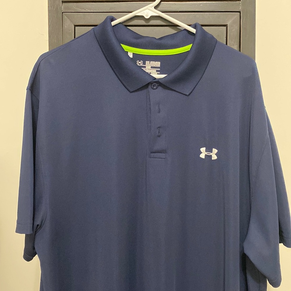 Mens Under Armour Heat Gear Polo